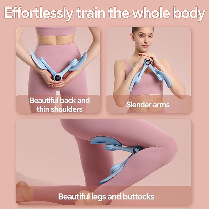 Pakalife Pilates Reformer,at Home Workout &Fitness Equipment,Thigh Exerciser&Booty Trainer for Women,Leg Press Machine for Inner Thigh,Pelvic Floor Exercise Devices