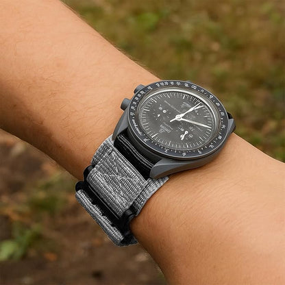 TStrap Nylon Sport Watch Band - Black Quick Release Watch Straps for Men Women - Athletic Military Smart Watch Bracelet Replacement - Correa para Reloj Hombre - 18mm 20mm 22mm