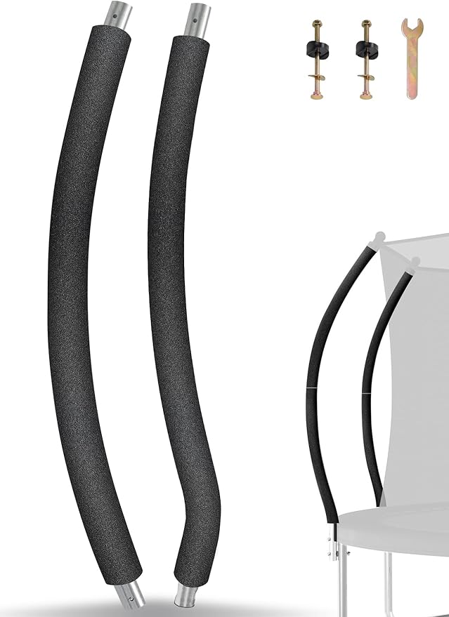 Trampoline Poles Replacement for Skywalker Or Jumpzylla,Galvanized Trampoline Enclosure Pole for Skywalker or Jumpzylla,Replace Parts#4201 4202 4135 OR for Jumpzylla 8ft 10ft&12ft 14ft