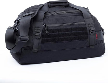 Tactical Duffle Bag MOLLE Gear Bag Carry on Travel Weekend Duffel Bag. Ideal for Hunting, Shooting Range, Law Enforcement, Camping, Travel and Viechle. 35L