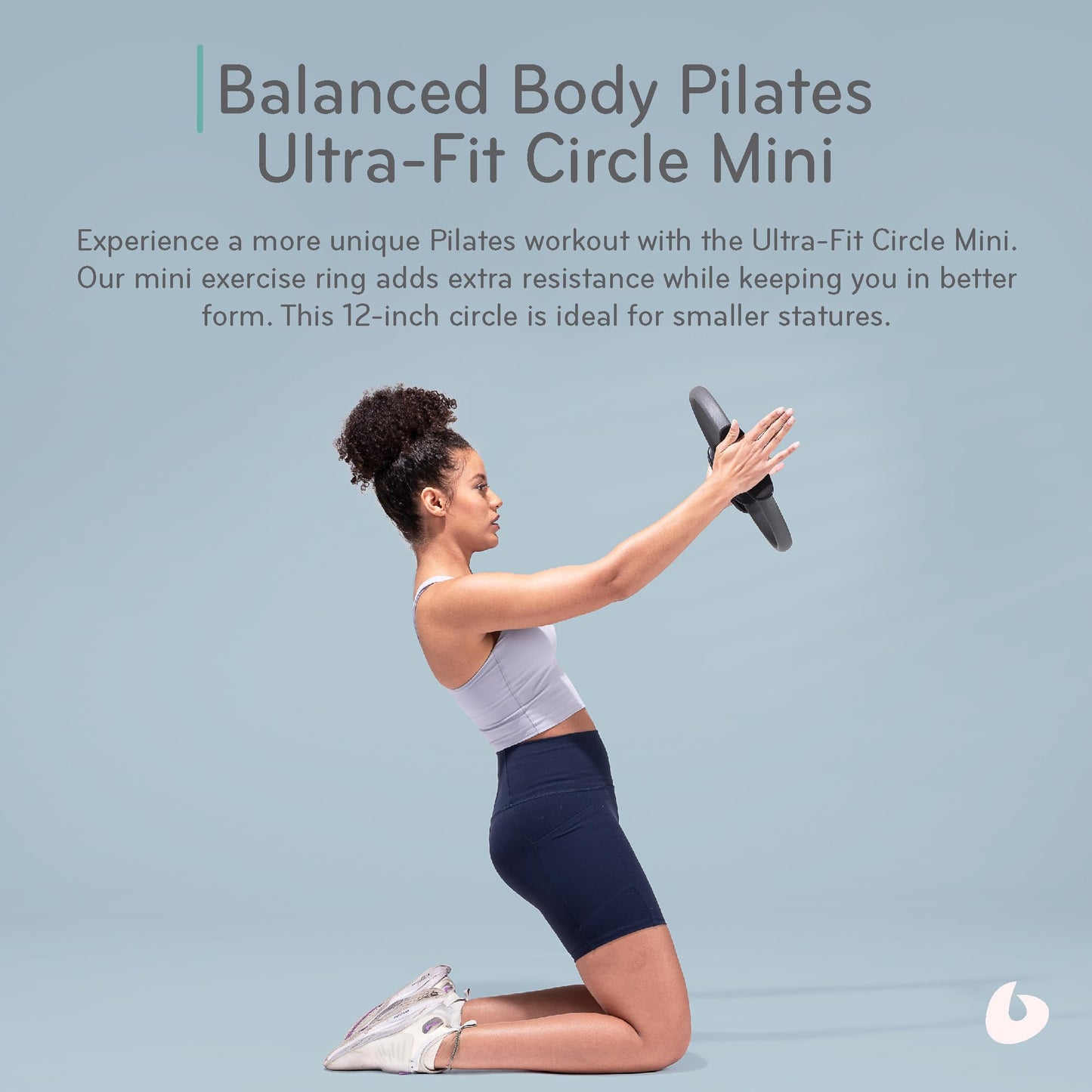 Pilates Ring, Ultra-Fit Circle Mini, Balanced Body Fitness Ring, 12 in