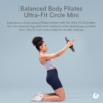 Pilates Ring, Ultra-Fit Circle Mini, Balanced Body Fitness Ring, 12 in