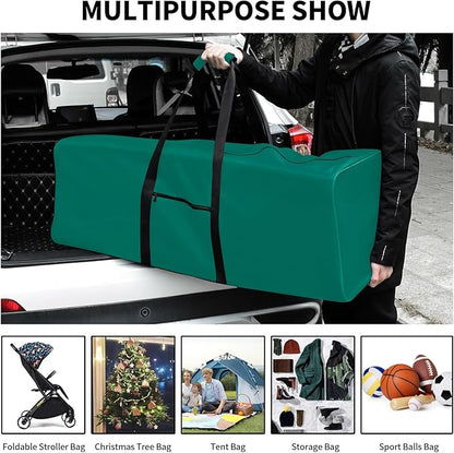 Urbanstand 48 Inch Travel Duffle Bag Extra Large Sport Equipment Duffel Bags with 2-way Lockable Zippers (Green)