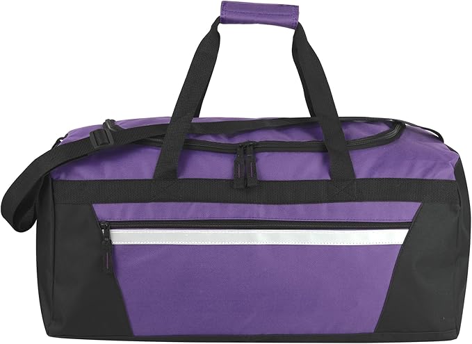 40 Liter, 22 Inch Reflective Duffle Bag with Shoulder Strap for Men, Women, Travel