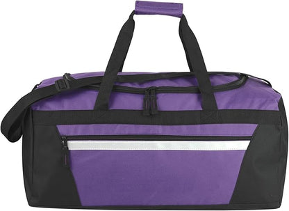 40 Liter, 22 Inch Reflective Duffle Bag with Shoulder Strap for Men, Women, Travel