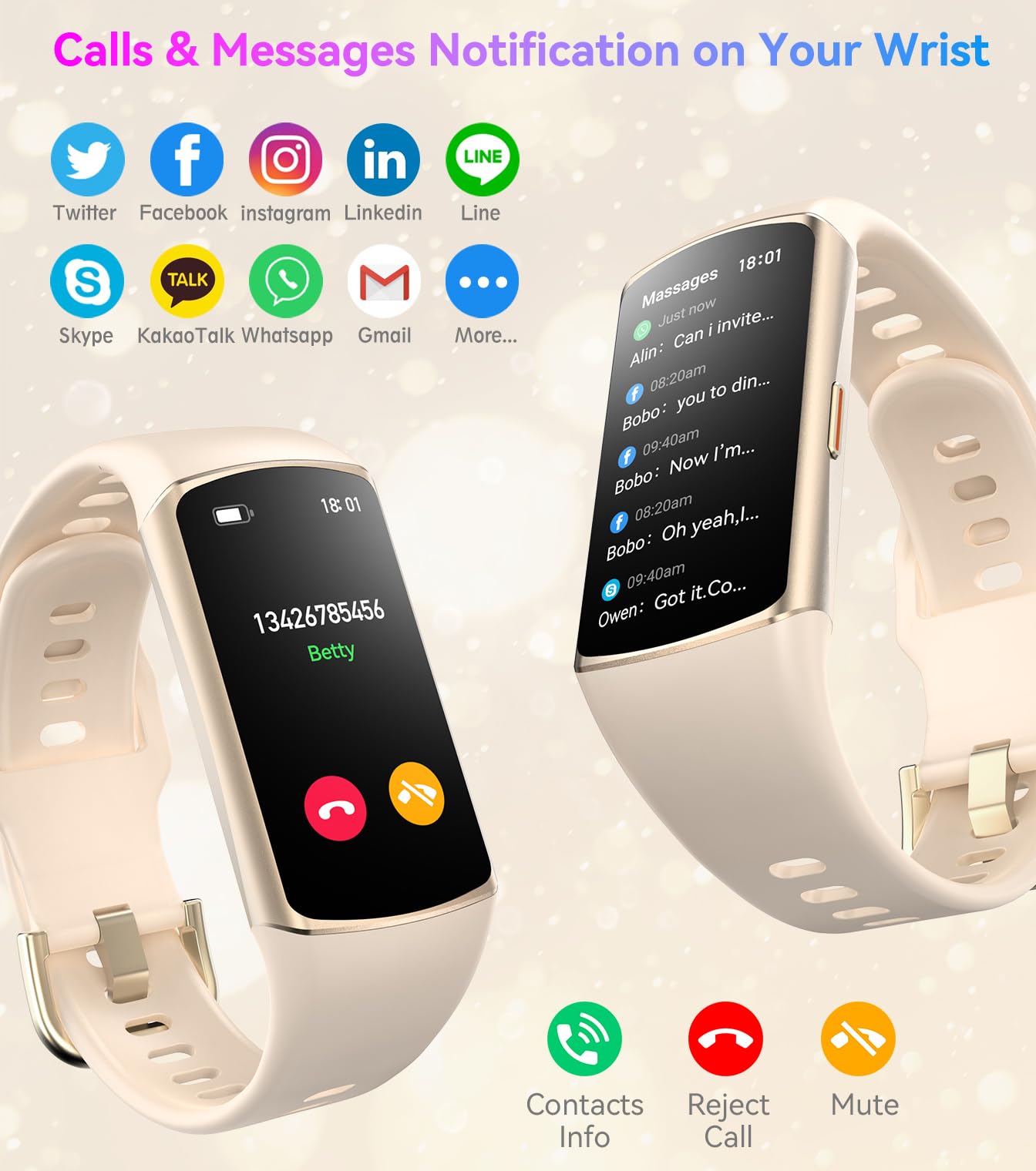 Smart Watch Fitness Tracker with 24/7 Heart Rate, Blood Oxygen Blood Pressure Monitor Sleep Tracker