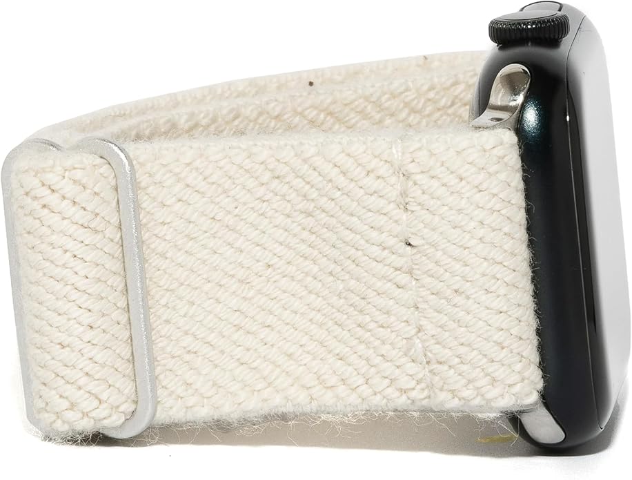 Braxley Bands - Organic Cotton Watch Bands For Women and Men, Compatible With All Apple Watch Sizes and Series - Washable, Sweat-Absorbent, Breathable Fit, Elastic Smart Watch Bands