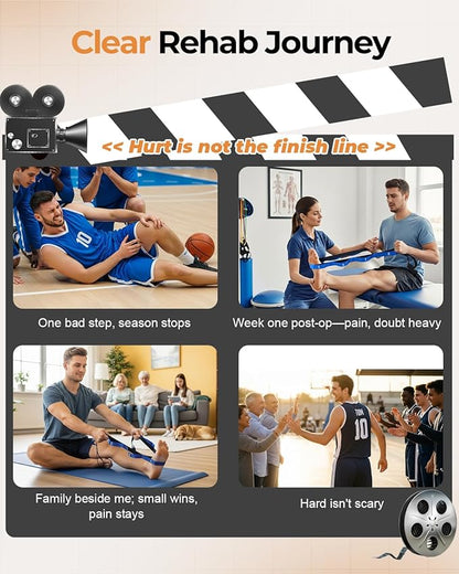 Trideer Stretch Straps with Loops, Non-Elastic Yoga Straps for Stretching, Durable Nylon Stretch Bands for Exercise Physical Therapy Flexibility, Yoga,Hamstring Leg Stretcher with Guidance