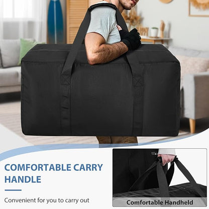 Extra Large Travel Duffle Bag, 120L Gear Bag for Men and Women, Storage Bag Ideal for Overnight Camping and Weekend Getaways