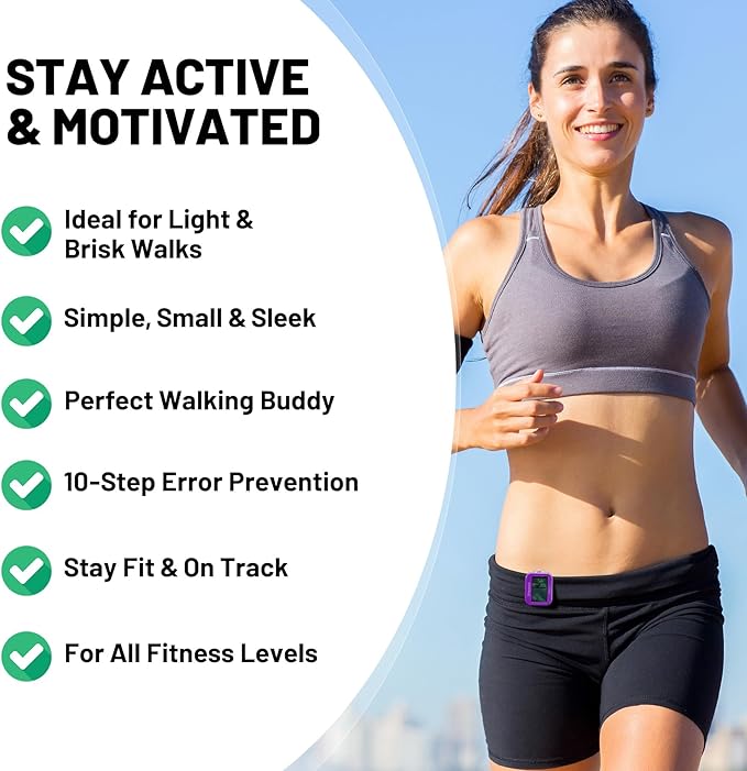 3D Pedometer for Walking, Simple Step Counter with Large Digital Display, Step Tracker with Removable Clip Lanyard, Accurately Track Steps for Men Women Kids Adults Seniors