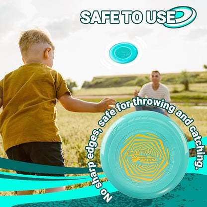 Wham-O Frisbee Go Flying Disc, 9 Inch Lightweight Sports Disc for Beginners Outdoor Beach Backyard Lawn Park Camping Family Activity Game - 70g