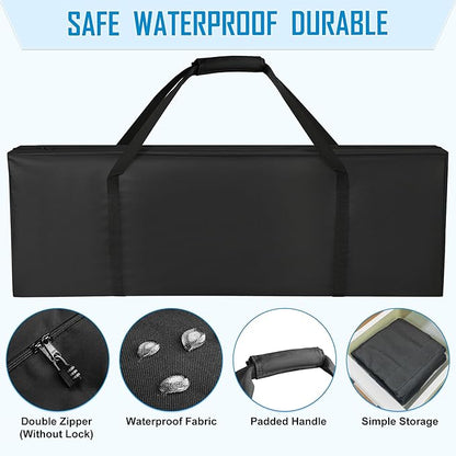 Sports Duffle Bag 60IN Extra Large Travel Duffel Luggage Bag with Upgrade 2-way Lockable Zippers, Durable & Water Resistant (60inch)