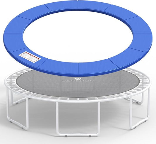 LANGXUN Universal Trampoline Repalcement Safety Pad, 8ft 10ft 12ft 14ft 15ft 16ft Waterproof