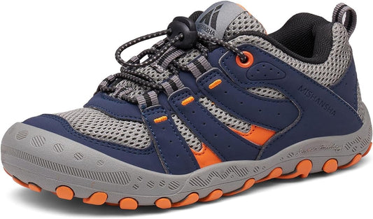 Mishansha Kids Hiking Boots Toddler Girls Boys Hiking Shoes Water-Resistant Anti-Collision Non-Slip
