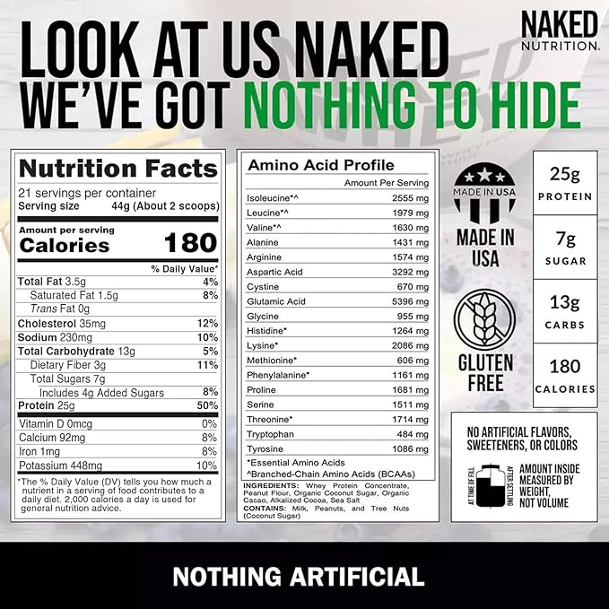 Whey Chocolate Peanut Butter Protein Powder, Grass Fed Whey, No GMO, No Soy, and Gluten Free. Nothing Artificial, Aid Growth and Recovery - 21 Servings