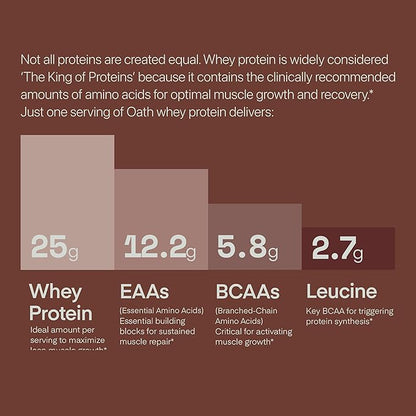 Whey Protein Powder, Chocolate Brownie, 25 Grams of Protein and Only 1 Gram of Sugar per Serving, 2 lbs, 25 Servings