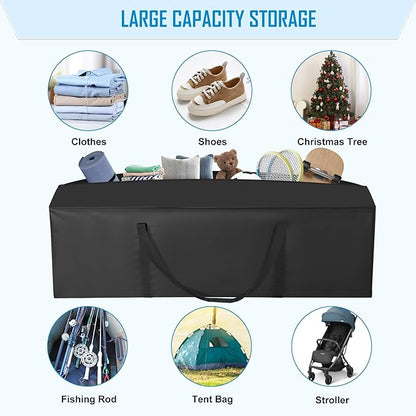 Sports Duffle Bag 60IN Extra Large Travel Duffel Luggage Bag with Upgrade 2-way Lockable Zippers, Durable & Water Resistant (60inch)