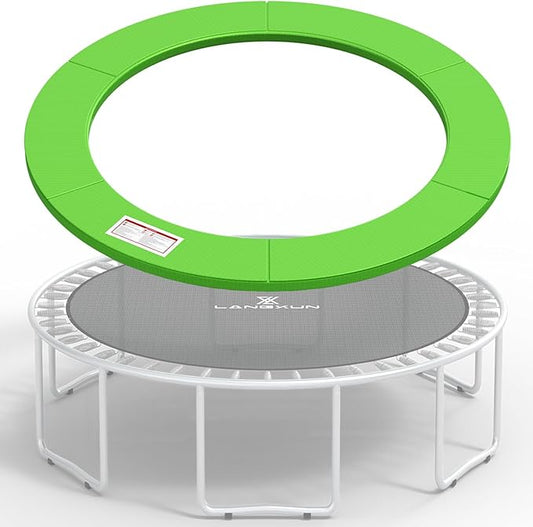 LANGXUN Universal Trampoline Repalcement Safety Pad, 8ft 10ft 12ft 14ft 15ft 16ft Waterproof