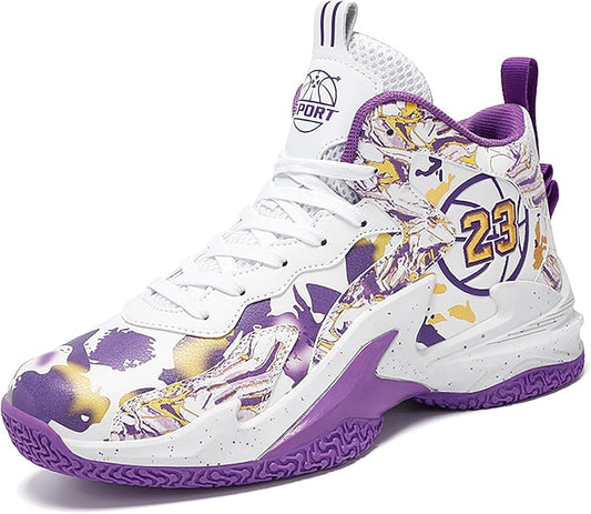 Boys Basketball Shoes Breathable Indoor Athletic Shoes Youth Outdoor Fashion Sneakers Comfortable