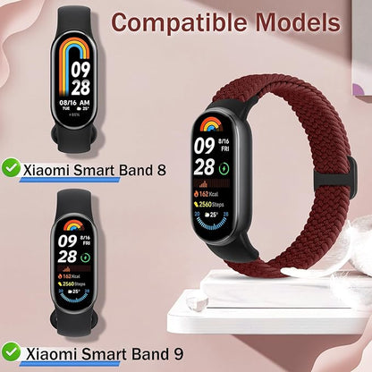 Braided Bands Compatible with Xiaomi Smart Band 10 9 8 Straps for Women Men