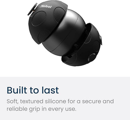 Nobol - MyoSphere Vibration Massage Ball for Deep Tissue Stimulation, Muscle Tension Relief and Stress Reduction | Your Portable Deep Tissue Therapist | Space Black | 1.5lb