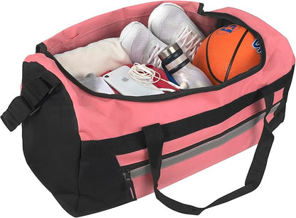 40 Liter, 22 Inch Reflective Duffle Bag with Shoulder Strap for Men, Women, Travel