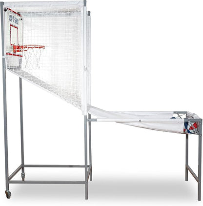 Pop-A-Shot - Pro Single Shot | Commercial Grade Arcade Basketball at Home | Infrared Sensor Scoring | 6 Game Modes | 4 Balls | Foldable Storage
