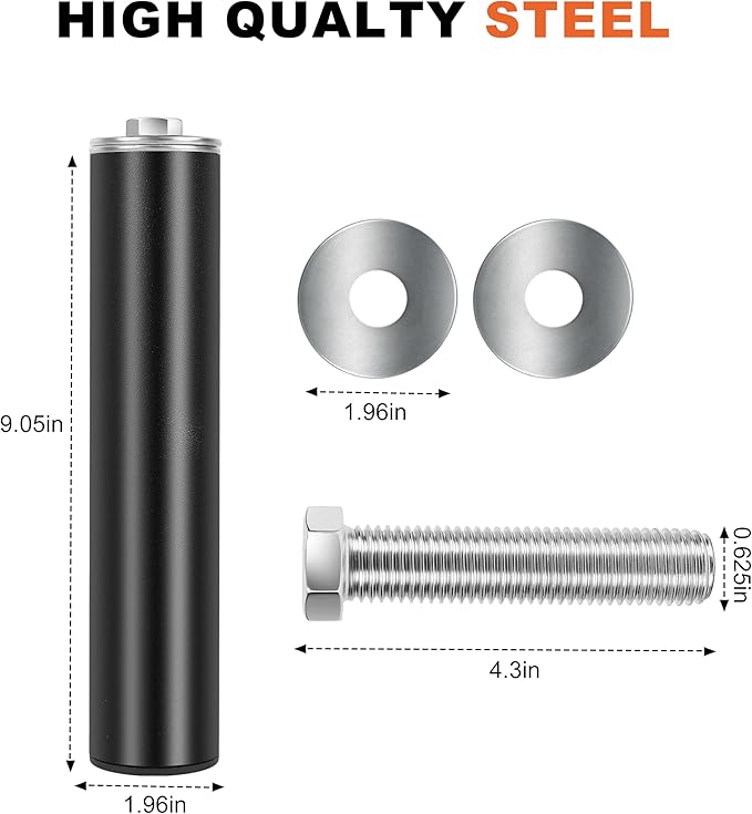 Weight Plate Holder, Weight Plate Storage Rack, Fitness Squat Rack Attachments, For Power Rack 2x2-3x2,Fit 2" Weight Plates