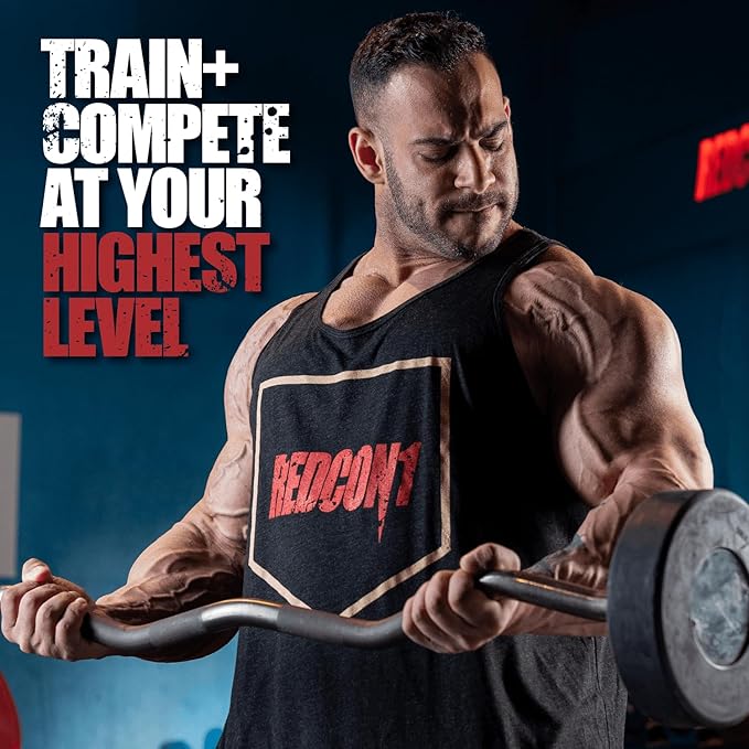 REDCON1 Total War Pre Workout, Baja Bomb - Beta Alanine + Citrulline Malate Keto Friendly Preworkout for Men & Women with 320mg of Caffeine - Fast Acting (30 Servings)