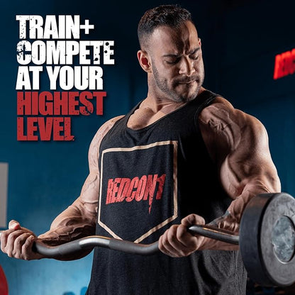 REDCON1 Total War Pre Workout, Baja Bomb - Beta Alanine + Citrulline Malate Keto Friendly Preworkout for Men & Women with 320mg of Caffeine - Fast Acting (30 Servings)