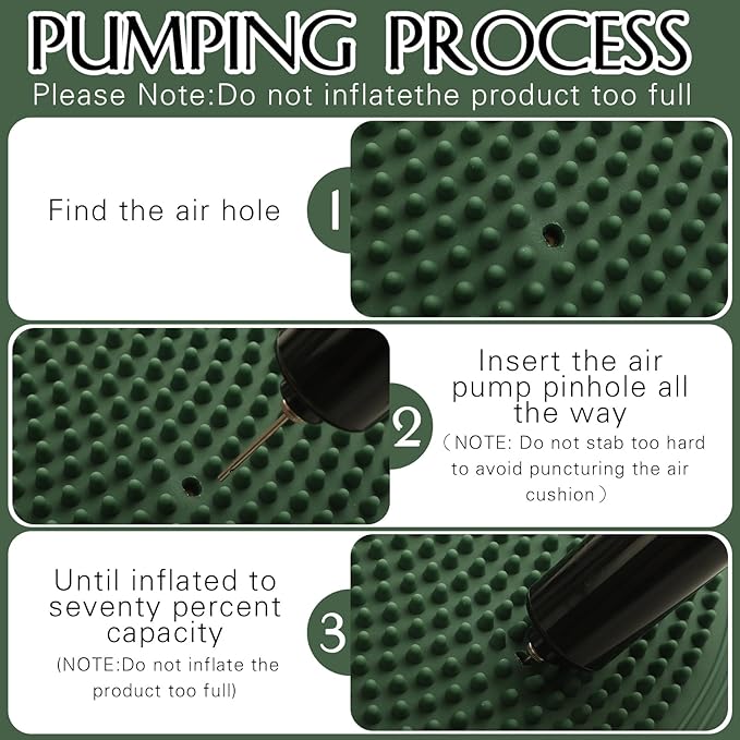 Libima 4 Pcs Wiggle Seat Inflated Wobble Cushion for Sensory Kid 13 Inches Balance Disc Flexible Seating for Classroom Sensory Pad for Chair Wiggle Cushion with Needle Pump