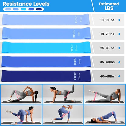 Home Pilates Essentials Kit for Women,Pilates Equipment Set with 9 Inch Yoga Ball,Figure 8 Resistance Band,Pilates Bands & Accessories,Pilates Ring and Ball Set for Beginners Home Workouts