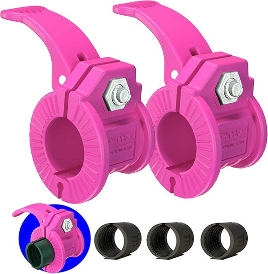 Barbell Clips 1 Inch Quick Release Weight Clamps 0.9-1.18inch Multi-Size Adjustable Olympic Clamps for Bars