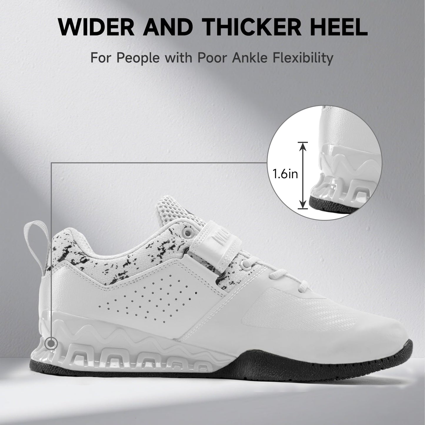 MANUEKLEAR Weight Lifting Shoes Men, Professional Training Weightlifting Shoes, Squat Shoes for