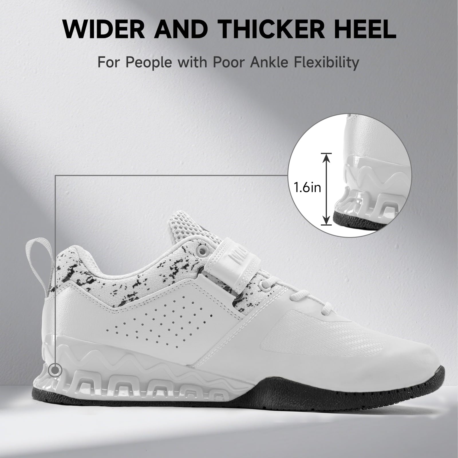 MANUEKLEAR Weight Lifting Shoes Men, Professional Training Weightlifting Shoes, Squat Shoes for