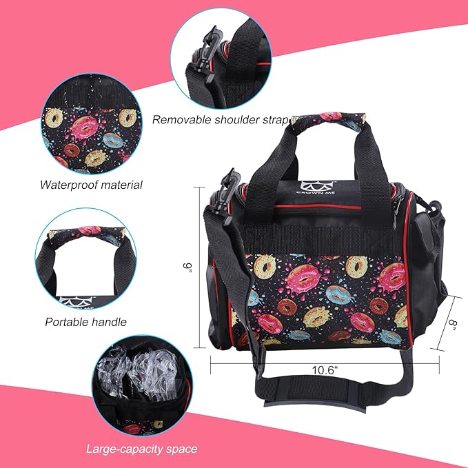 CROWN ME Disc Golf Set, Donut Starter Disc Golf Disc Set with Nice Donut Printing Bag