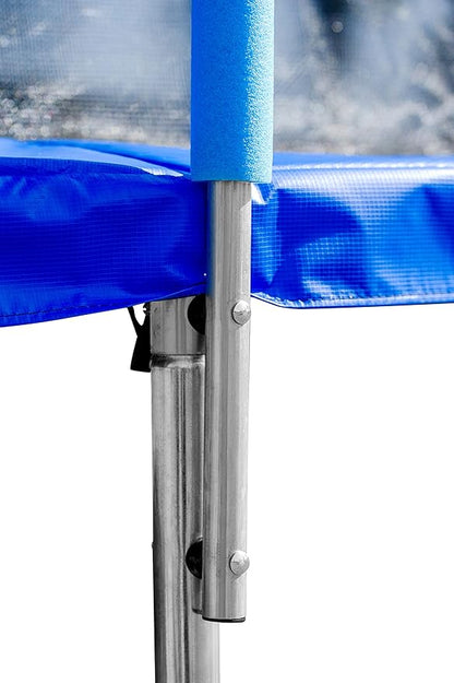 1320 LBS 14FT Outdoor Trampoline, Trampolines with Basketball Hoop & Safety Enclosure Net -ASTM Approved, Backyard Trampoline, Recreational Heavy-Duty Trampoline for Adult