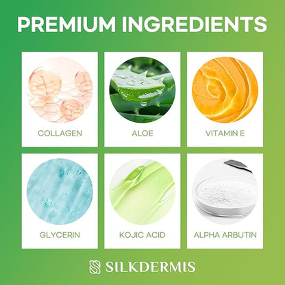 Smile Line and Forehead Wrinkle Patches: Smile Line Treatment with Aloe, Collagen, Vitamin E-Forehead Patches 12pcs, Smile Line Patches 24pcs