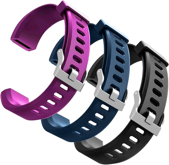 Watch Bands Replacement for ID115plus HR, Very Fit Pro Activity Fitness Tracker Wrist Bands Set, Multicolor Veryfitpro Smart Watch Strap Replacements