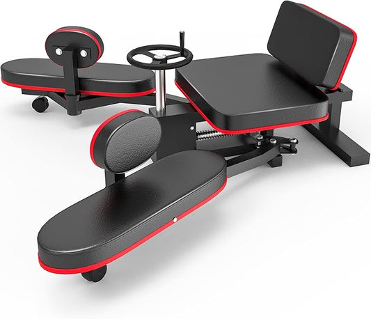 Rigel Leg Stretcher, 220LBS Leg Stretch Machine, Heavy Duty Steel Frame Equipment Splits Machine