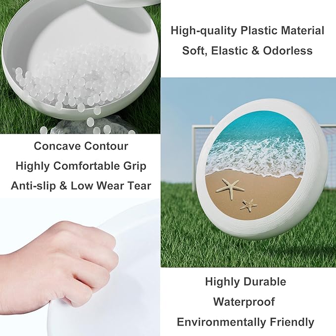 Sun and Snowflake Outdoor Flying Disc Hot and Cold Summer and Winter Element Ultimate Disc 175g for Boys Girls Men Women Birthday Christmas