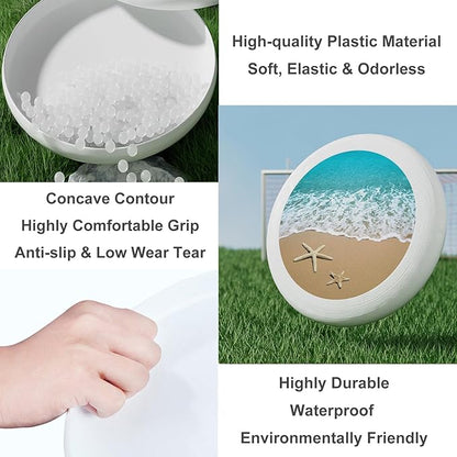 Sun and Snowflake Outdoor Flying Disc Hot and Cold Summer and Winter Element Ultimate Disc 175g for Boys Girls Men Women Birthday Christmas