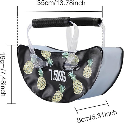 Travel Dumbbells, Water Filled Dumbbells Set, Fitness Exercise Dice 15/20 lbs, Portable Fitness Equipment, Fun for Strength Training, Core Training