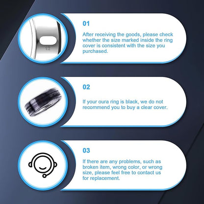 5 Pack Cover Compatible with Oura Ring Gen 4/Oura Ring Gen 3 Horizon/Heritage, Surport Charging with Cover on, Anti-Scratch TPU Protector for Oura Rings Accessories Women Men (Size 13)