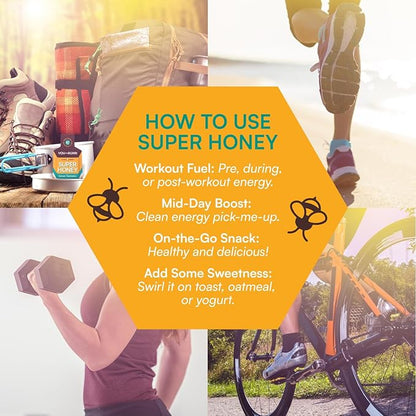 You Again Super Honey Lemon Turmeric Packets | Workout Clean Energy Gel Packs | Cycling, Endurance, Running Gel or Energy Snack | Paleo & Carnivore Snack | Gluten-Free | Made in USA | 8 Count