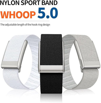Nylon Soft Band Compatible with WHOOP 5.0, One, Peak, and Life | Adjustable, Durable & Secure Fit Strap | NOT for Gen 4