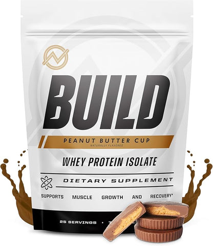 Outwork Nutrition Whey Isolate Protein Powder - Accelerates Muscle Building & Recovery - Low Lactose, Gluten-Free - Post Workout Supplement - Enhanced Protein Synthesis, Peanut Butter, 1.8lbs