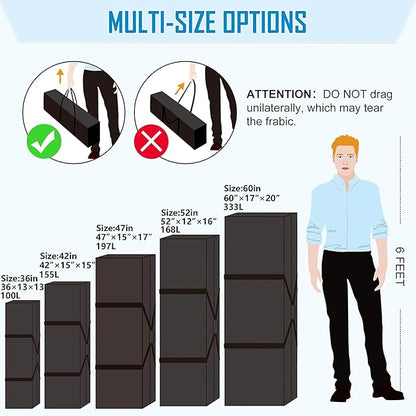 Sports Duffle Bag 36IN Extra Large Travel Duffel Luggage Bag with Upgrade 2-way Lockable Zippers, Durable & Water Resistant (36inch)