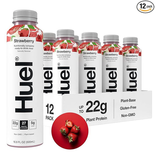 Huel Ready-to-Drink | Strawberry Shortcake Meal Replacement Drink | High Protein Drink |