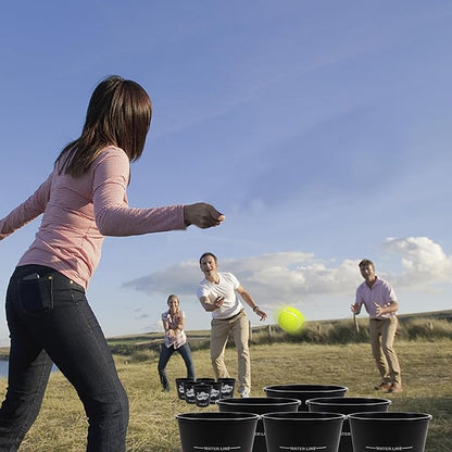 Juegoal Outdoor Giant Yard Pong Game Set Outdoor Toss Game Throwing Game for Beach, Camping, Lawn and Backyard